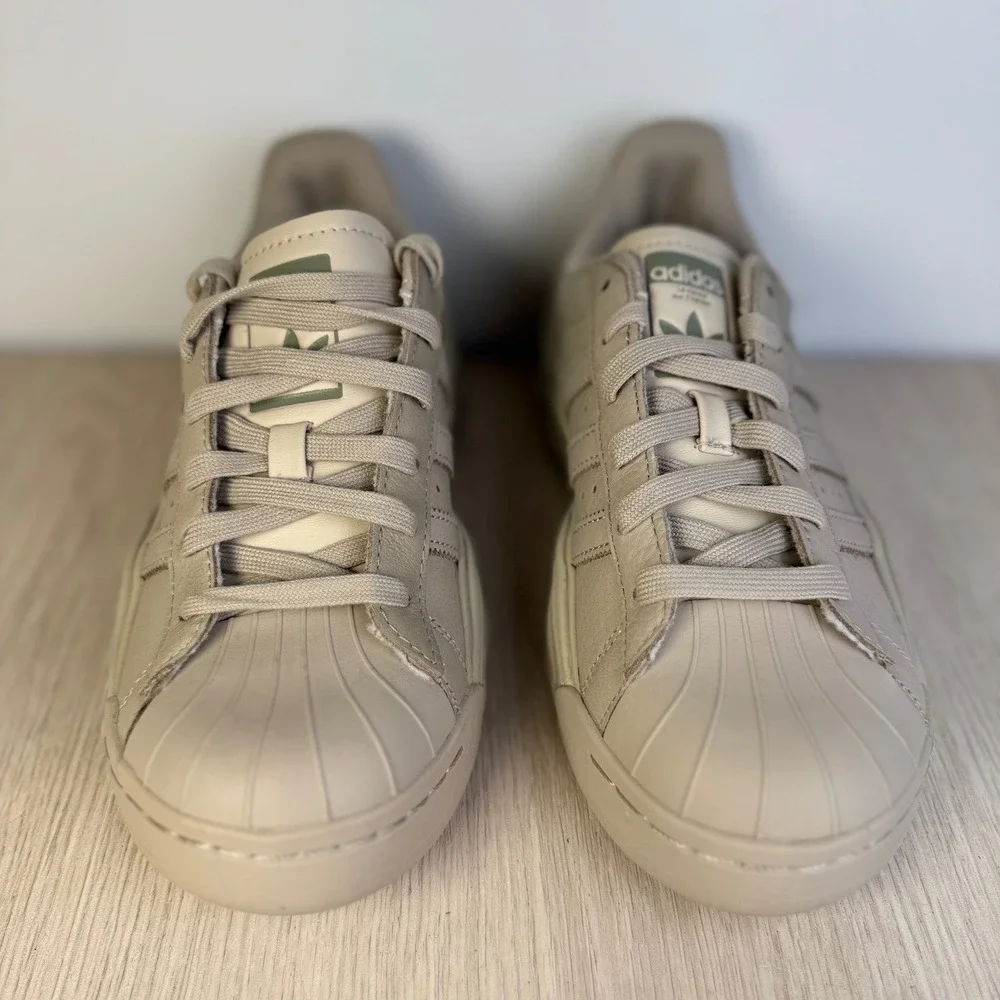Adidas Originals Superstar XLG Platform Sneakers Taupe Beige NIB‎ Women 6